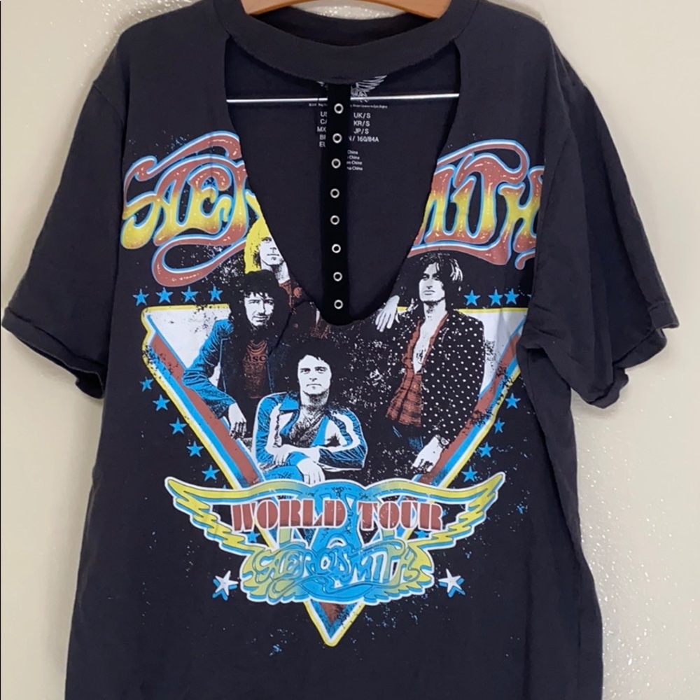 F21 aerosmith graphic shirt
